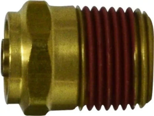 1/4" X 1/4" Brass Male Connector Push-In Mip Adapter 20055 QTY 4