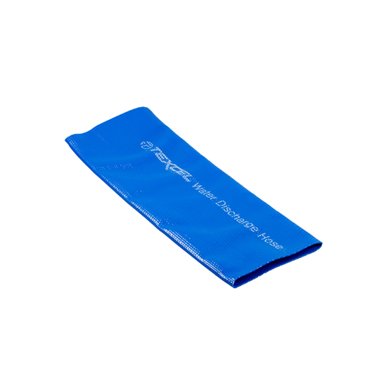 Texcel Rubber Blue PVC Discharge Blue Layflat Hose (PVC-PB) (Sold per ft.)