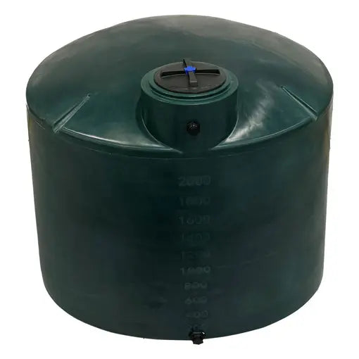 2500 GAL Green Vertical Water Tank 85-40867 VPC