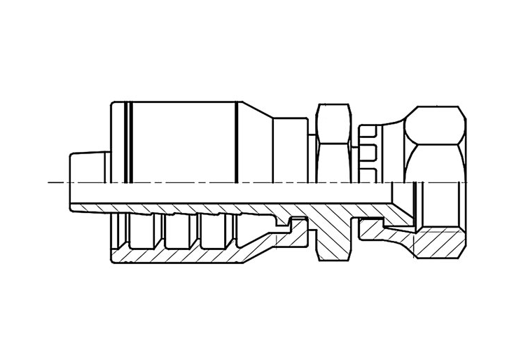 F2-0606-JFS JIC Female with Swivel