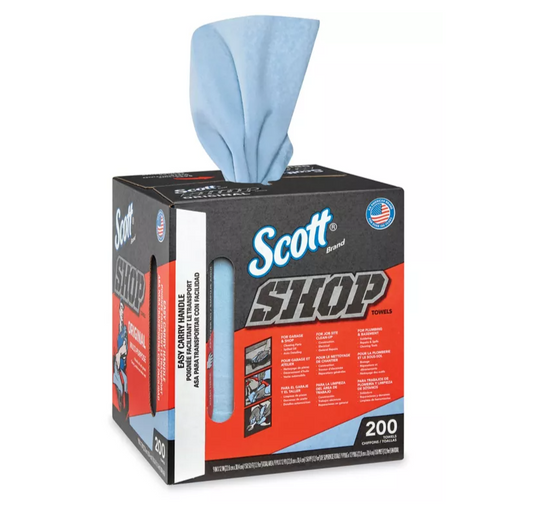 Scott Shop Towels Blue 200 Count