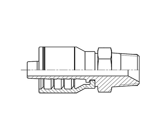 F2-0402-MALE NPT FITTING