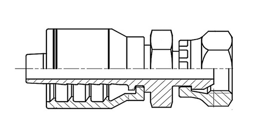 F2-0404-PFS NPT Pipe Female With Swivel