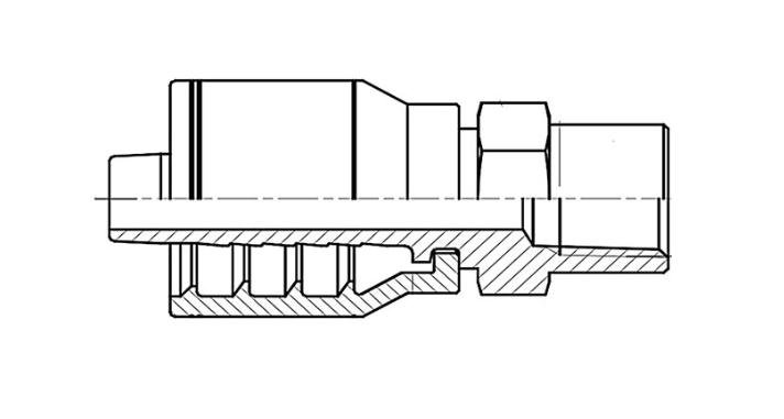 F2-0408-FG Female Grease Line