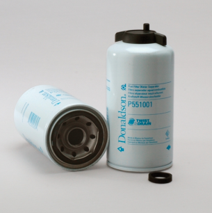 Donaldson Filtration P551001 FUEL FILTER, WATER SEPARATOR SPIN-ON TWIST&DRAIN