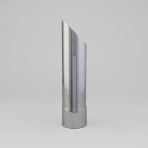 Donaldson Filtration 24604 STACK PIPE, 45 DEGREE 4 IN (102 MM) ID X 18 IN (457 MM) CHROME