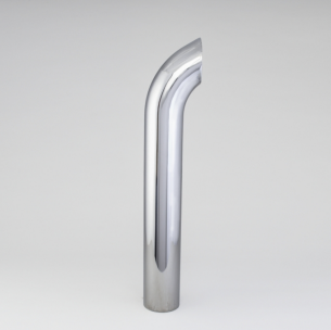 Donaldson Filtration P208375 STACK PIPE, CURVED 5 IN (127 MM) OD X 36 IN (914 MM) CHROME