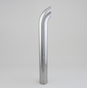 Donaldson Filtration P207321 STACK PIPE, CURVED 5 IN (127 MM) ID X 48 IN (1219 MM) CHROME