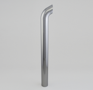 Donaldson Filtration P206386 STACK PIPE, CURVED 4 IN (102 MM) OD X 48 IN (1219 MM) CHROME