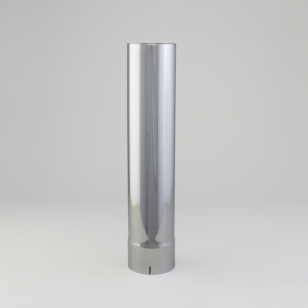 Donaldson Filtration J240024 STACK PIPE, STRAIGHT 5 IN (127 MM) ID X 24 IN (610 MM) CHROME