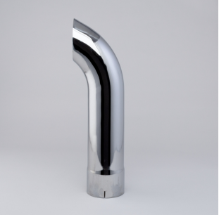Donaldson Filtration J024758 STACK PIPE, CURVED 5 IN (127 MM) ID X 24 IN (610 MM) CHROME