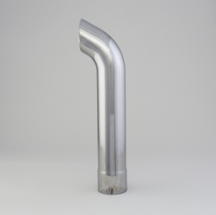 Donaldson Filtration J024757 STACK PIPE, CURVED 4 IN (102 MM) ID X 24 IN (610 MM) CHROME
