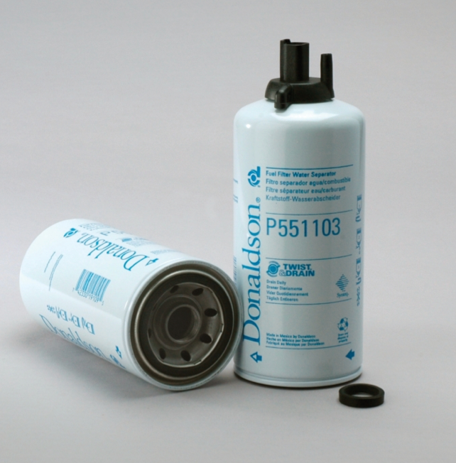 Donaldson Filtration P551103.FUEL FILTER, WATER SEPARATOR SPIN-ON TWIST&DRAIN
