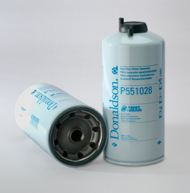 Donaldson Filtration P551028.FUEL FILTER, WATER SEPARATOR SPIN-ON TWIST&DRAIN