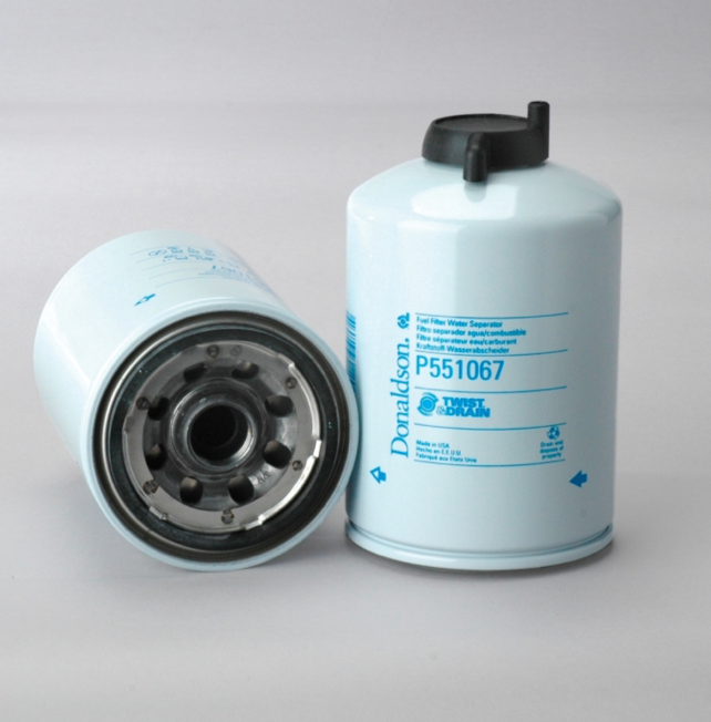 Donaldson Filtration P551067 FUEL FILTER, WATER SEPARATOR SPIN-ON TWIST&DRAIN