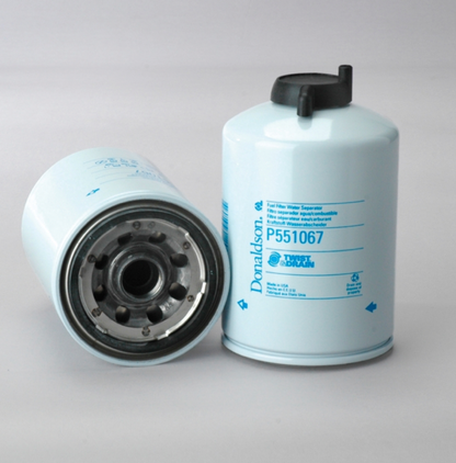 Donaldson Filtration P551067 FUEL FILTER, WATER SEPARATOR SPIN-ON TWIST&DRAIN