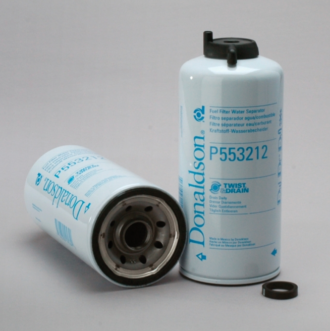 Donaldson Filtration P553212.FUEL FILTER, WATER SEPARATOR SPIN-ON TWIST&DRAIN