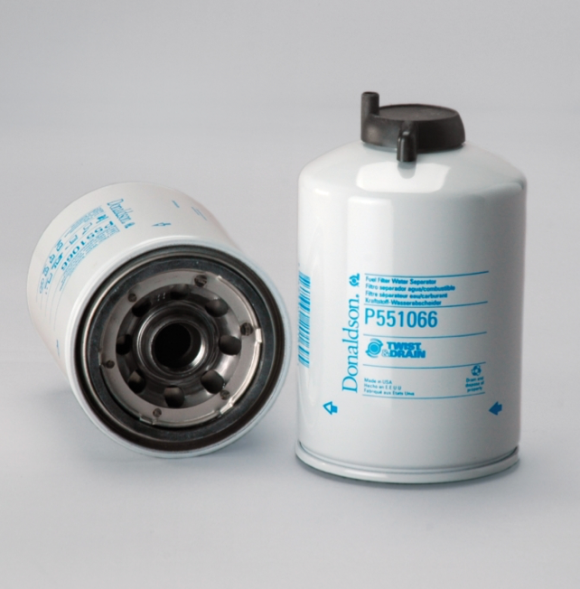 Donaldson Filtration P551066.FUEL FILTER, WATER SEPARATOR SPIN-ON TWIST&DRAIN