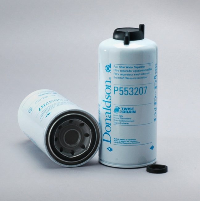 Donaldson Filtration P553207.FUEL FILTER, WATER SEPARATOR SPIN-ON TWIST&DRAIN