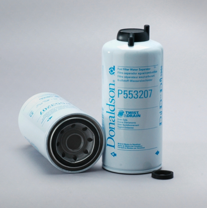 Donaldson Filtration P553207.FUEL FILTER, WATER SEPARATOR SPIN-ON TWIST&DRAIN