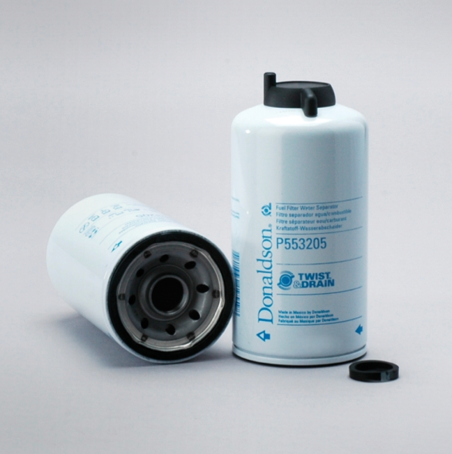Donaldson Filtration P553205.FUEL FILTER, WATER SEPARATOR SPIN-ON TWIST&DRAIN