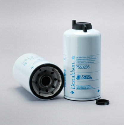 Donaldson Filtration P553205.FUEL FILTER, WATER SEPARATOR SPIN-ON TWIST&DRAIN