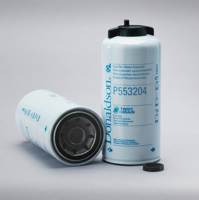 Donaldson Filtration P553204.FUEL FILTER, WATER SEPARATOR SPIN-ON TWIST&DRAIN
