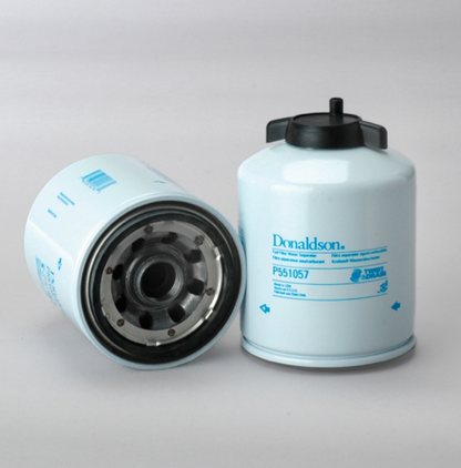 Donaldson Filtration P551057.FUEL FILTER, WATER SEPARATOR SPIN-ON TWIST&DRAIN