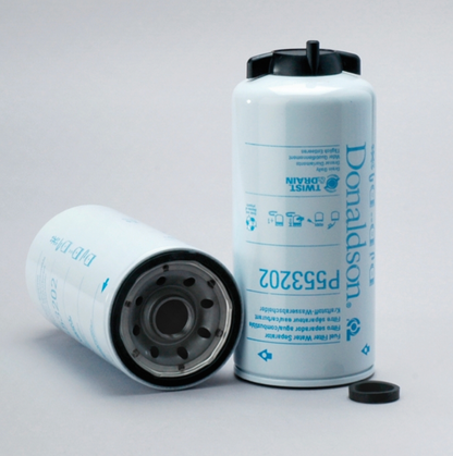Donaldson Filtration P553202.FUEL FILTER, WATER SEPARATOR SPIN-ON TWIST&DRAIN