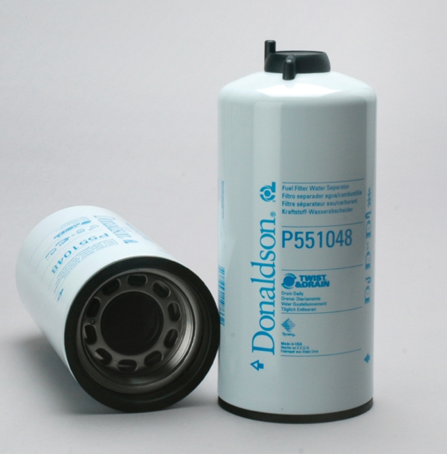Donaldson Filtration P551048.FUEL FILTER, WATER SEPARATOR SPIN-ON TWIST&DRAIN