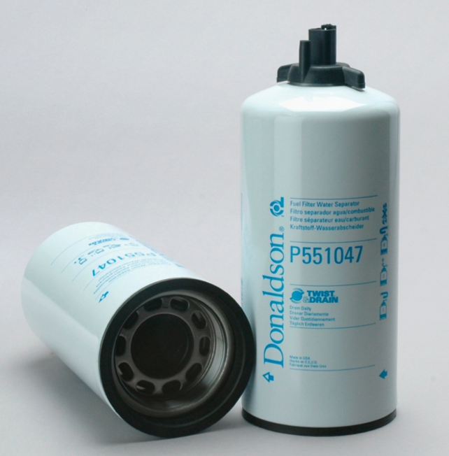 Donaldson Filtration P551047.FUEL FILTER, WATER SEPARATOR SPIN-ON TWIST&DRAIN