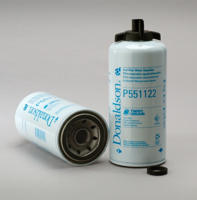 Donaldson Filtration P551122.FUEL FILTER, WATER SEPARATOR SPIN-ON TWIST&DRAIN