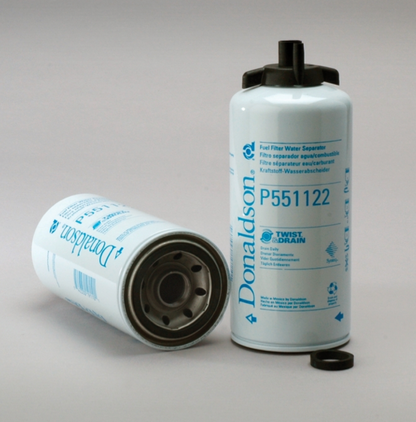 Donaldson Filtration P551122.FUEL FILTER, WATER SEPARATOR SPIN-ON TWIST&DRAIN