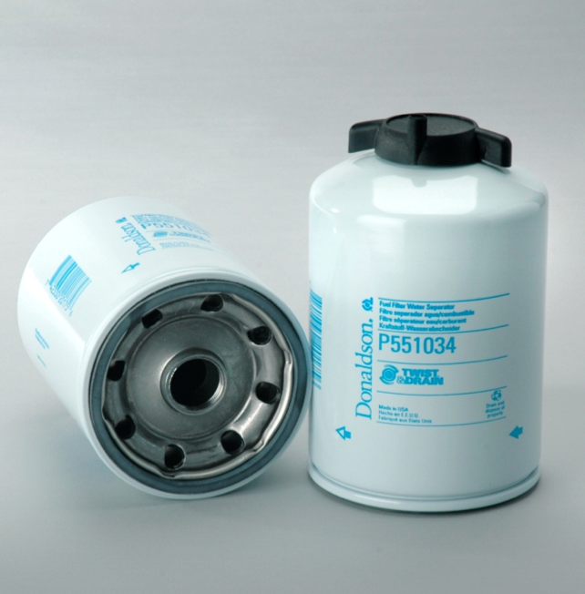 Donaldson Filtration P551034.FUEL FILTER, WATER SEPARATOR SPIN-ON TWIST&DRAIN